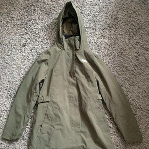 Olive Green Northface Jacket